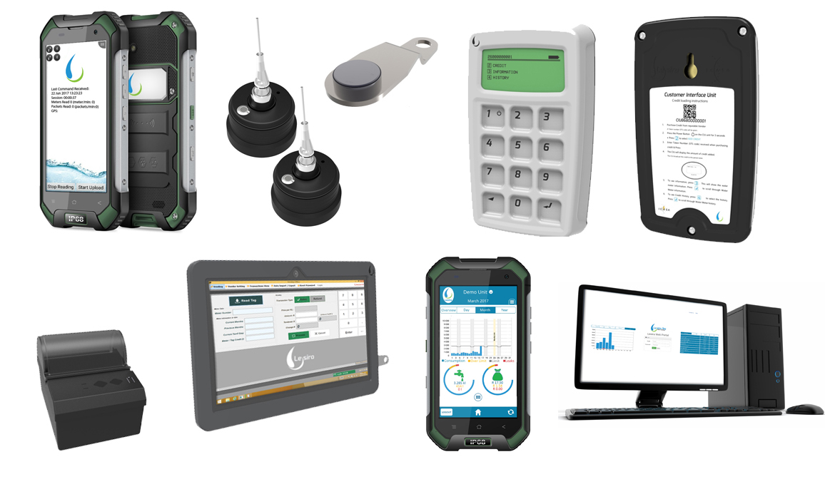 Vending Products & Software, Meter Management Software, Web Management Portal, and Drive-by Kits to support all of Brainswork Metering Products.